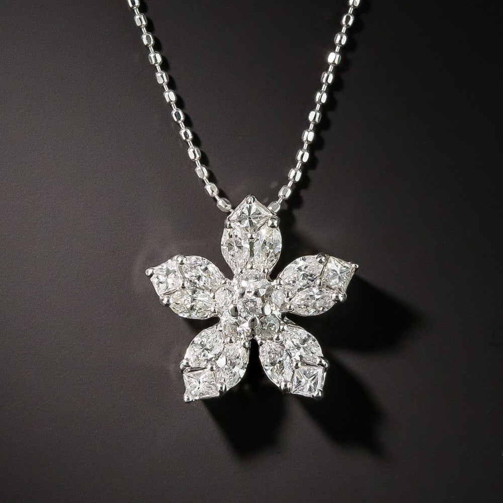 Crystal Flower Necklace