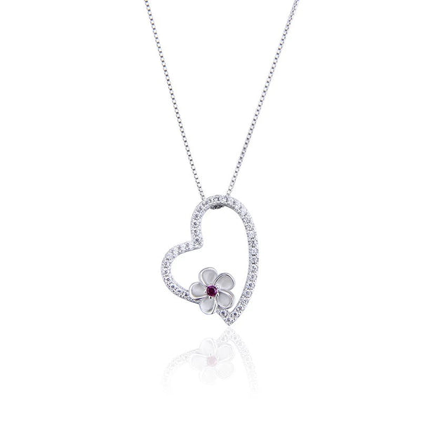 Heart Flower Necklace (Voice Box Included)